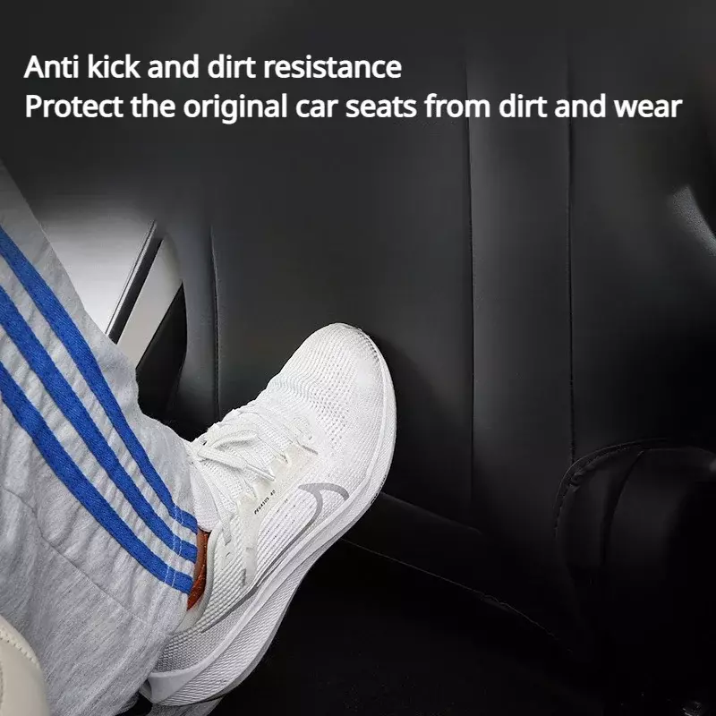 Car Seat Back Anti Kick Pad, Esteira protetora do encosto, Resistente ao desgaste, Criança Anti Sujo Acessórios do carro, Fit para Tesla Model S, X, 2023