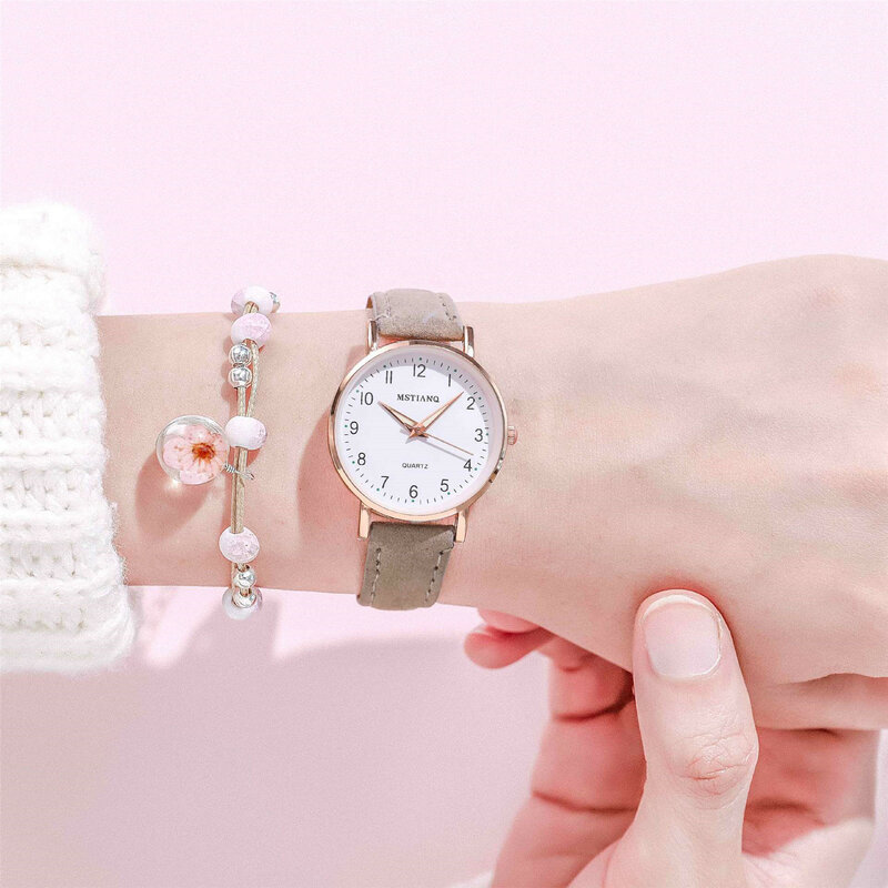 นาฬิกาควอตซ์สายนาฬิกาสำหรับผู้หญิงย้อนยุคเรืองแสงประดับเพชรสำหรับสุภาพสตรี zegarek damski นาฬิกาสำหรับผู้หญิง Relógio เข็มขัดนาฬิกาควอตซ์