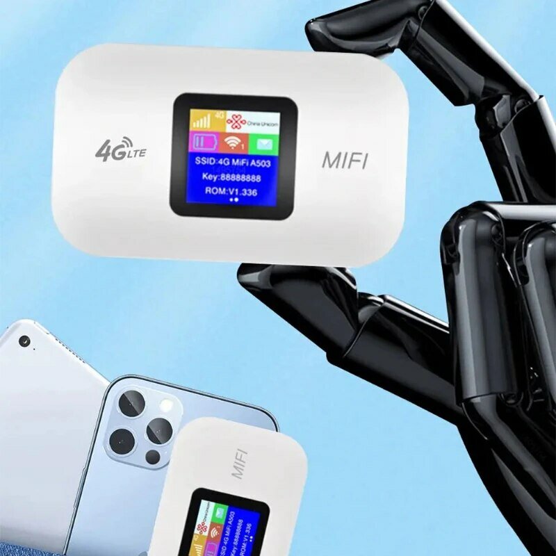 4G Lte Router Sem Fio Wifi Modem Portátil Mini Outdoor Hotspot Bolso Mifi 150mbps Slot Para Cartão Sim Repetidor 3000mah