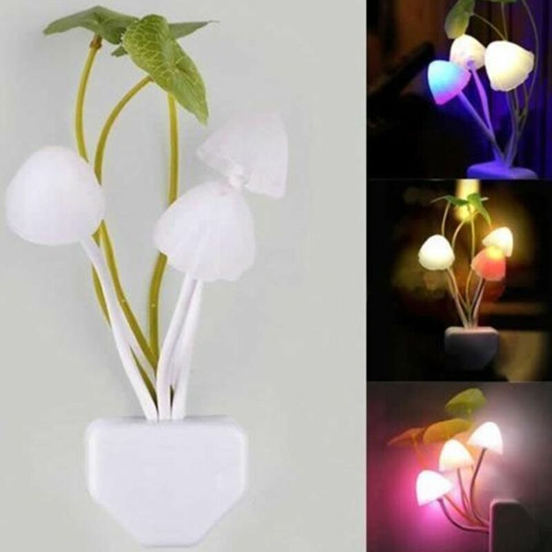 Flower Illumination Cute Lights Dream Decoration Bed Control Home Sensor Control Mushroom Light LED Lamp Colorful
