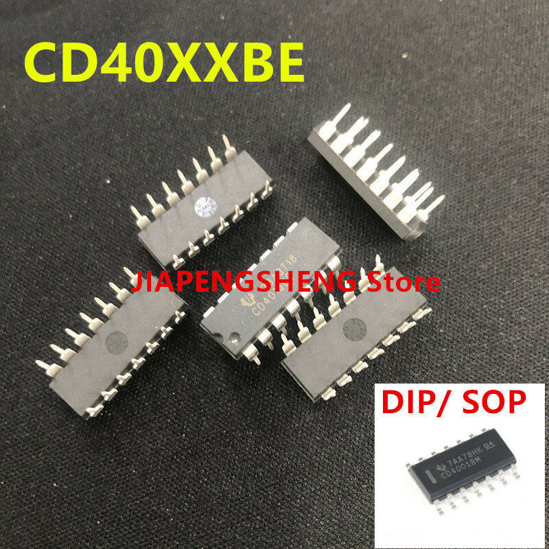 DIP/SOP - 14 dans la puce IC logique, CD4023BM, CD4023BE, CD4023, 10 pièces
