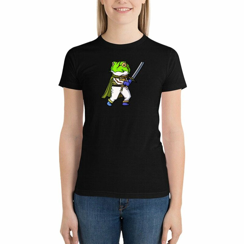 Frog Chrono Trigger T-shirt Female clothing female summer top oversized t shirts for Women