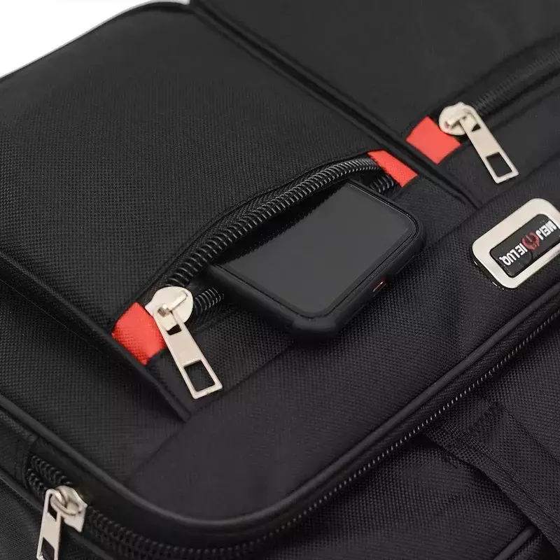 Деловой портфель для мужчин, многофункциональная вместительная сумка для ноутбука, модный мужской чемодан-мессенджер для офиса