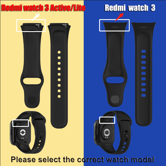 Ремешок сменный для Xiaomi Redmi Watch 3, браслет для Redmi Watch 3 Active/Lite