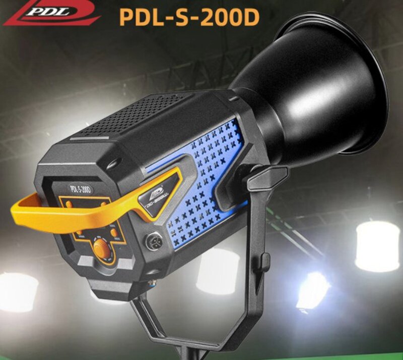Yun Yi Camera Accessories Photo Studio Streaming Lights 200W Portable LED Spotlight Focus Light For Video Shooting