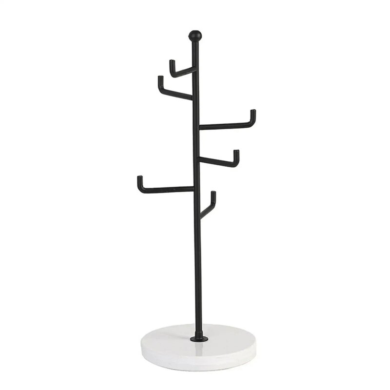 Jewelry Display Stand Decoration Marble Base Multipurpose Jewelry Rack Hanging Organizer Branch Jewelry Hanger for Bracelet