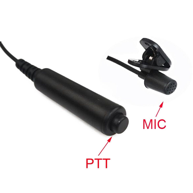 Neues 2-poliges 3-Draht-Pro-verdecktes Akustikröhrenohrhörer-Headset ptt-Mikrofon mikrofon für motorola ep450 gp300 cp040 cp180 cp185 radio