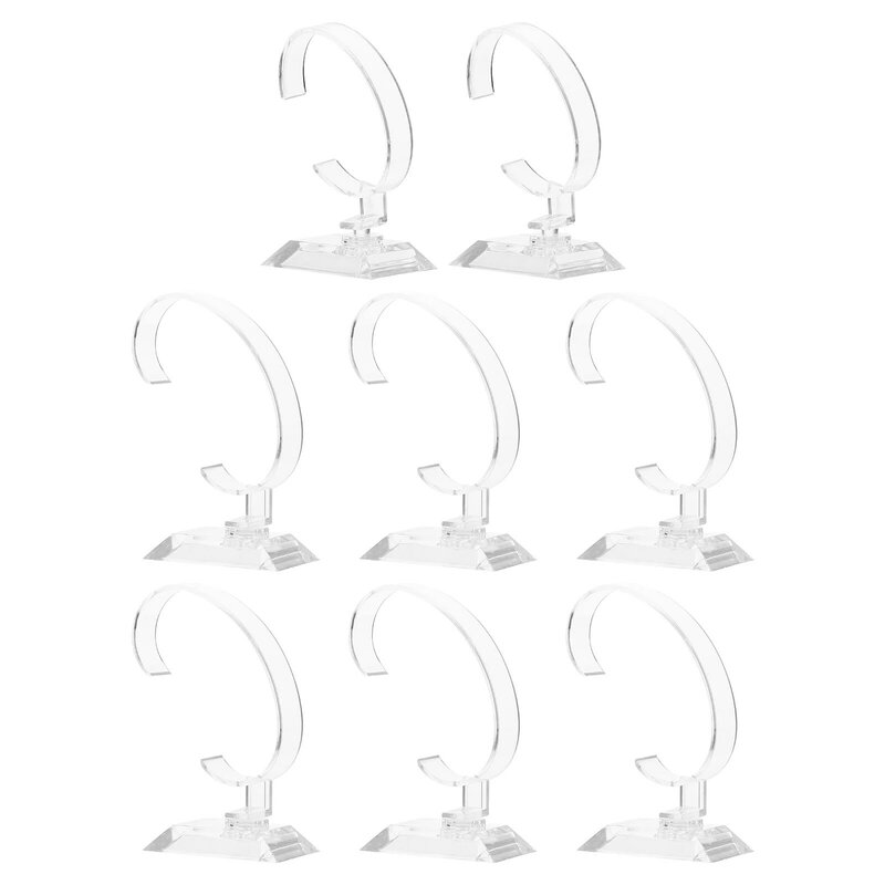 8 Pcs Watch Display Stand Wrist Watches Plastic Earrings Jewelry Holder Abs Tabletop