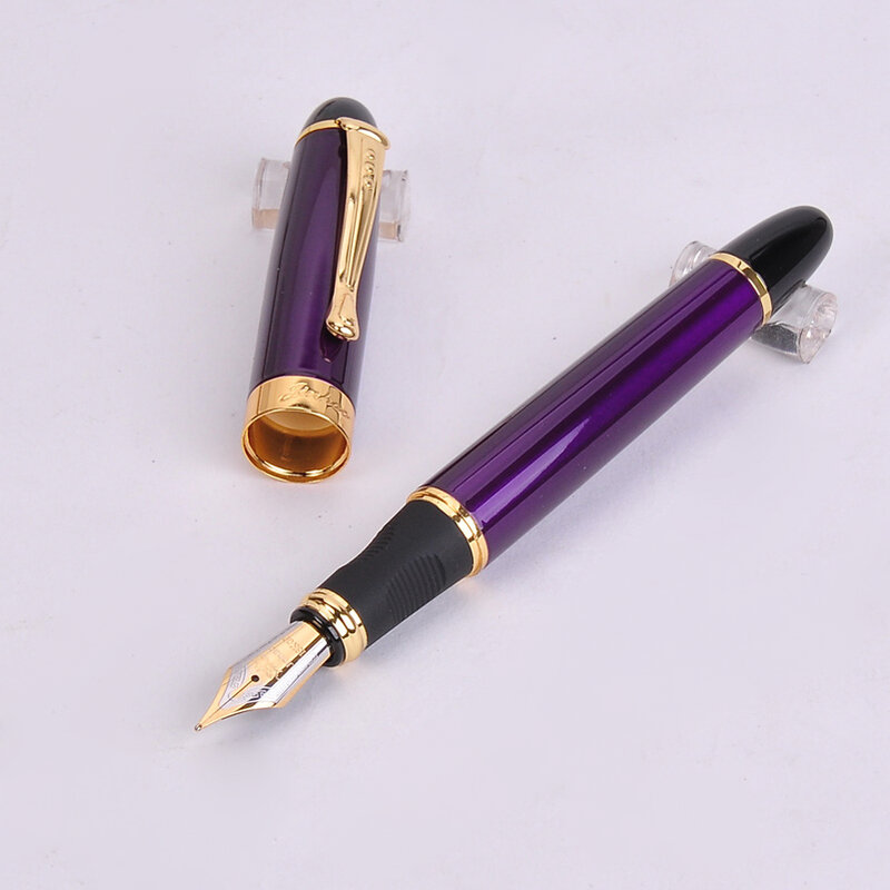 قلم حبر أزرق مبهر فاخر من Jinhao ، أقلام حبر معدنية عالية الجودة للمكتب واللوازم المدرسية ، X450