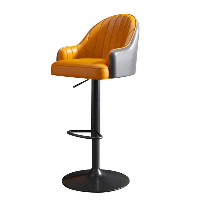 Midcentury регулируемый барный стул металлические минималистичные дизайнерские обеденные стулья, роскошная модная мебель для бара и дома