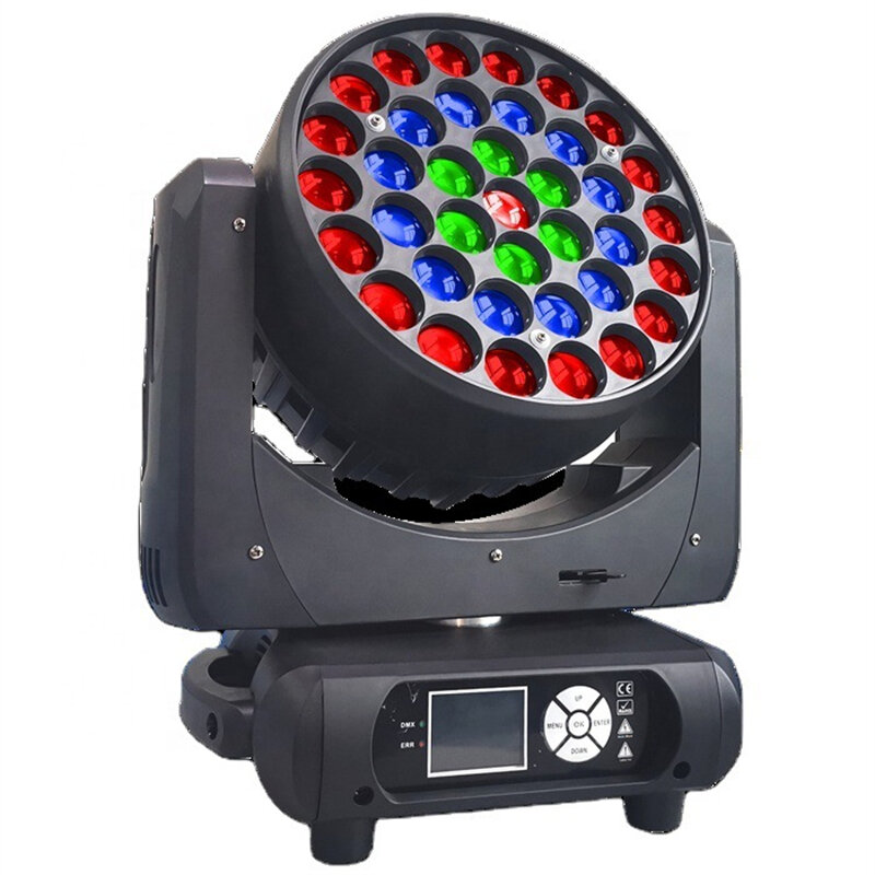 8pcs indoor moving head event lights led stage k20 dmx 37 x 12w rgbw 4in1 zoom moving head led disco light european
