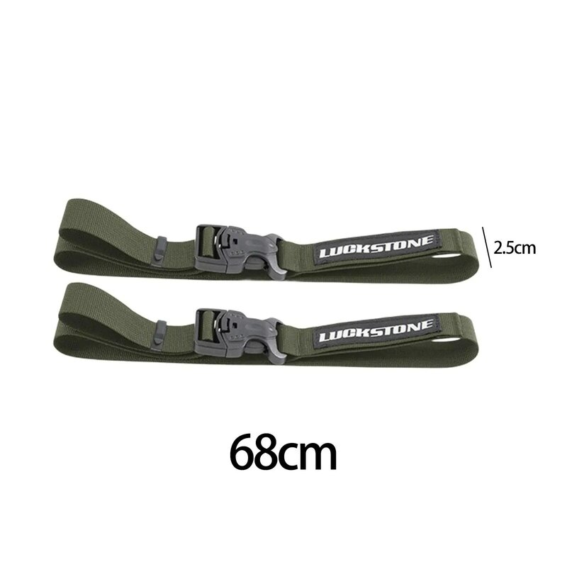 2 Pieces Luggage Strap Buckle Packing Straps Lightweight Camping Accessory
