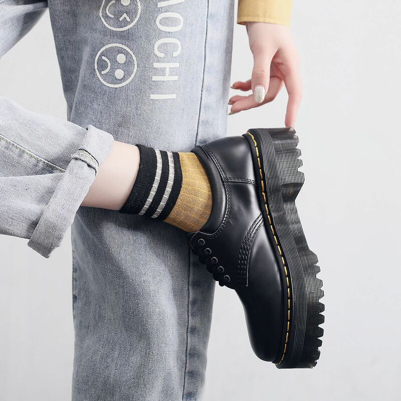 Zapatos de trabajo de suela gruesa para hombre y mujer, calzado de plataforma profesional con almohadilla suave, Size34-44, hc01