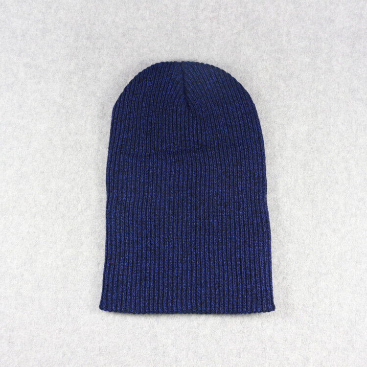Chapeau en laine chaud pour hommes, Skullies à rayures, chapeau Hip Hop, chapeau d'extérieur, nouveau, automne et hiver