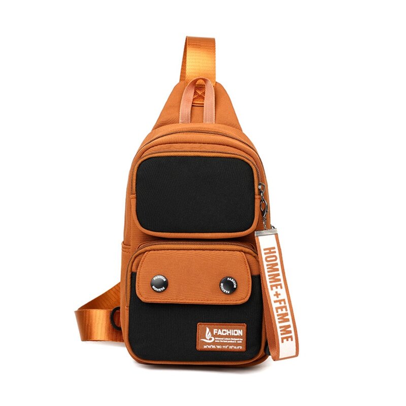 Verschleiß feste Brusttasche Mode wasserdichte Composite-Stoff Freizeit tasche multifunktion ale Single Shoulder Bag Unisex