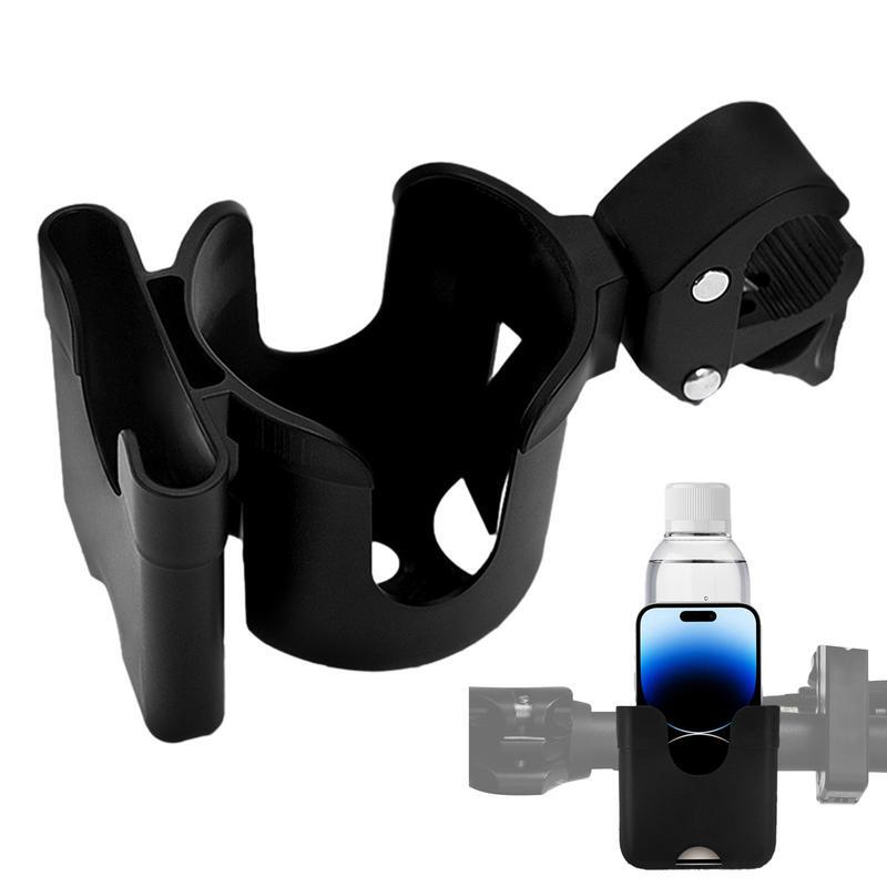 Stroller Cup Holder with Phone Holder  2 in 1 Removable Bottle Holder Mobile Phone Carrier Wheelchair baby Stroller Accessories