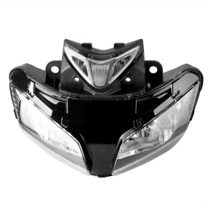 Farol dianteiro da motocicleta para Honda, Farol, Head Light, Montagem da lâmpada, Peças sobressalentes, CBR500R, CBR, 500R, 2013, 2014, 2015