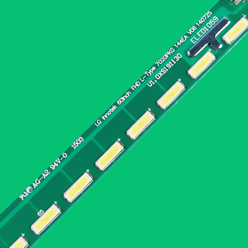 หมึกสีเขียวริ้วสายไฟสำหรับ LG60LF 72ด้านความยาว60นิ้ว FHD r/l-Type 7020PKG 60LF6310-CB 60UH6150-CB 60LF6390-UA