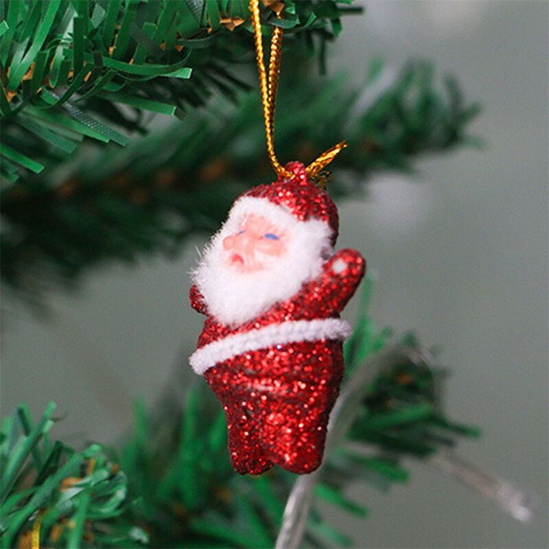 New Gifts Kids Favors Christmas Decoration Xmas Tree Hanging Santa Claus  Party Supplies