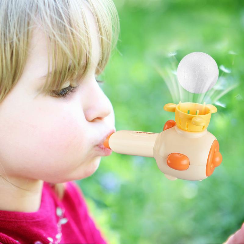 Blowing Ball Breathing Exercise Toy, 3-in-1, Cute Duck Whistle, Floating Blow Pipe, Physics Knowledge Exercise, Lung Capacity