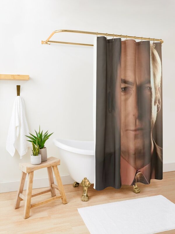 Saul goodman face Shower Curtain Waterproof Fabric Bathroom Bathroom Accessorys For The Bathroom Curtain