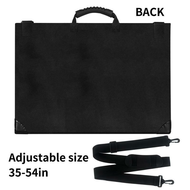 Вместительная сумка-портмоне с ручкой и плечевым ремнем, водонепроницаемая сумка для художников