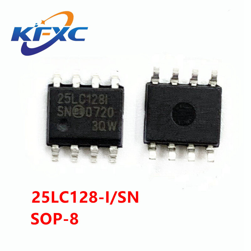 25LC128 SOP8 25LC128-I/SN ของแท้ใหม่