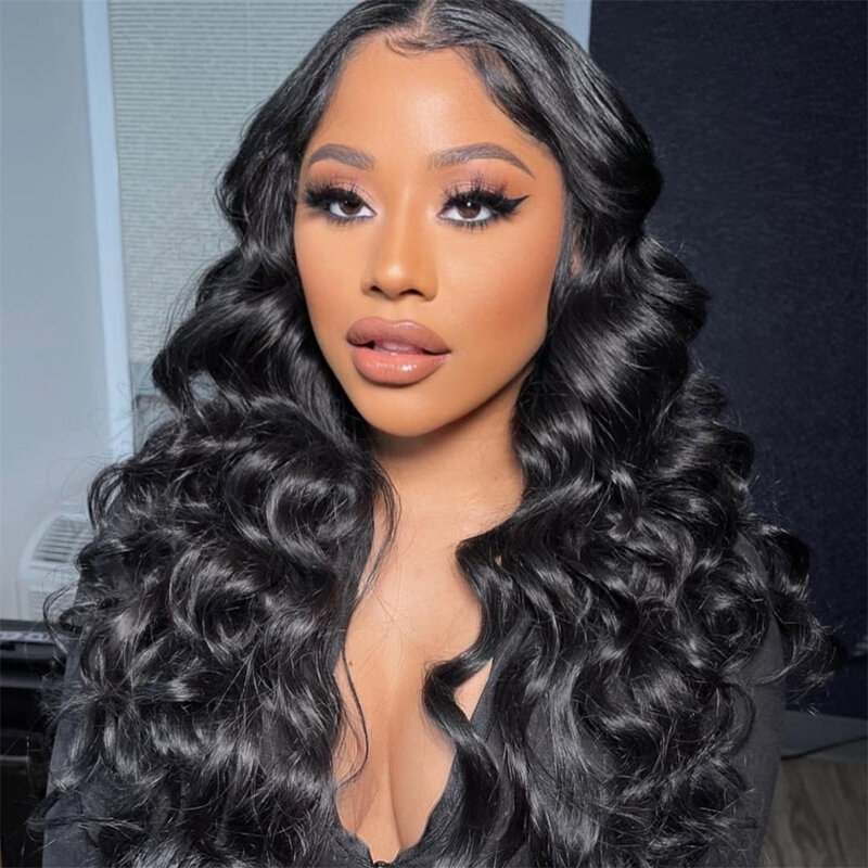 150-180% Density Natural Color Human Hair 13x4 13x6 Lace Front Wigs Body Wave Glueless Wigs Human Hair Pre Plucked