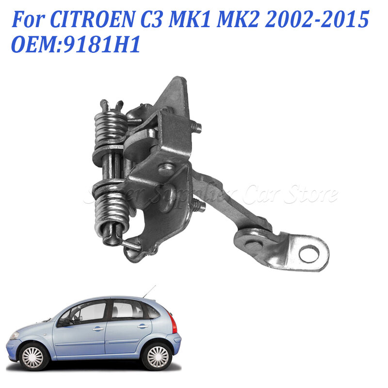 Frente esquerda e direita dobradiça porta para Citroen C3 MK1 MK2 2002-2015, Stop 9181H1, acessórios de carro de substituição