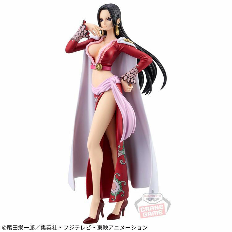 Feminino Imperador Figura Anime, Boa Hancock, Estátua Modelo PVC, Boneca Ornamento, Brinquedo Colecionável, Decoração Presente, 17cm, 1 Pc