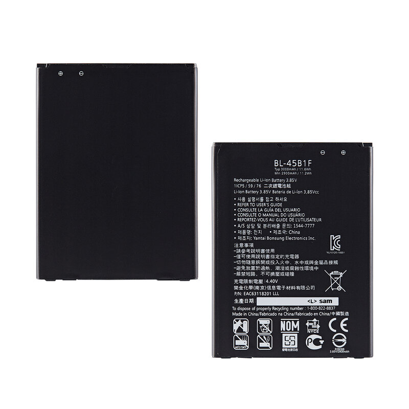 D'origine BL-45B1F 3000mAh Batterie De Remplacement Pour LG V10 H961N F600 H900 H901 VS990 H968 BL 45B1F Batteries de téléphone Portable
