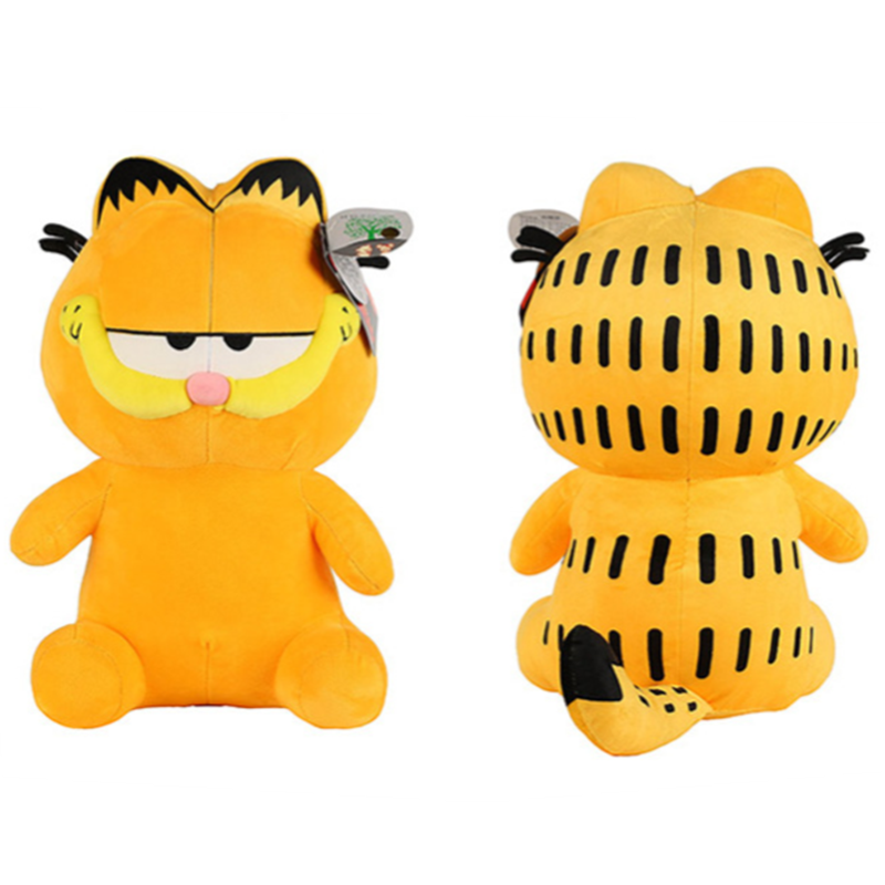 Garfield muñeco de peluche Kawaii genuino, juguete súper suave y lindo, decoración de habitación, regalo de cumpleaños para niños