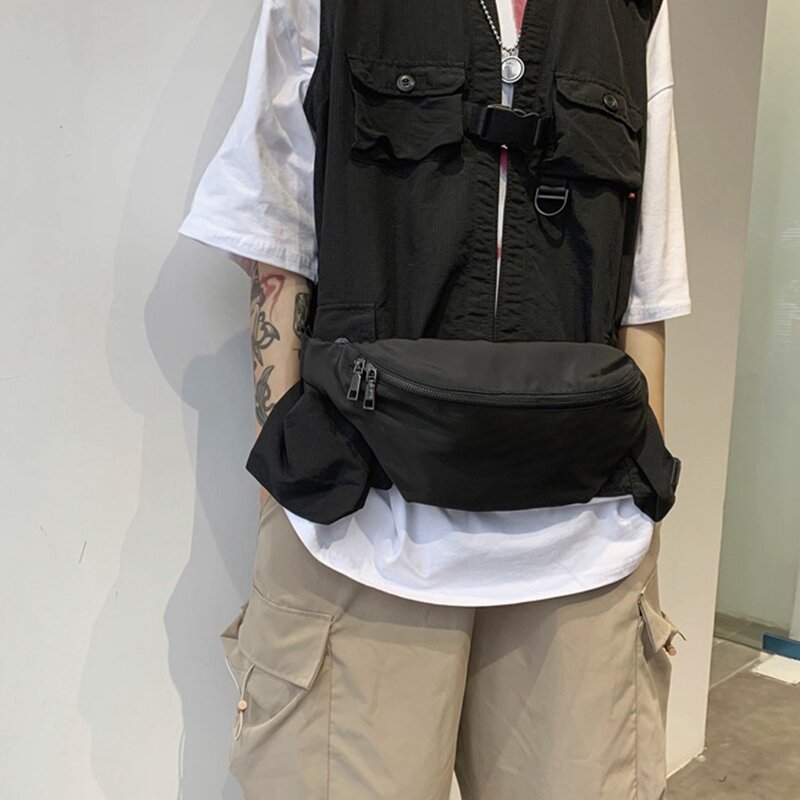 Nylon Waterproof Sports and Leisure Men's Chest Bag Fashion Street Trend Outdoor Travel Women's Shoulder Waist