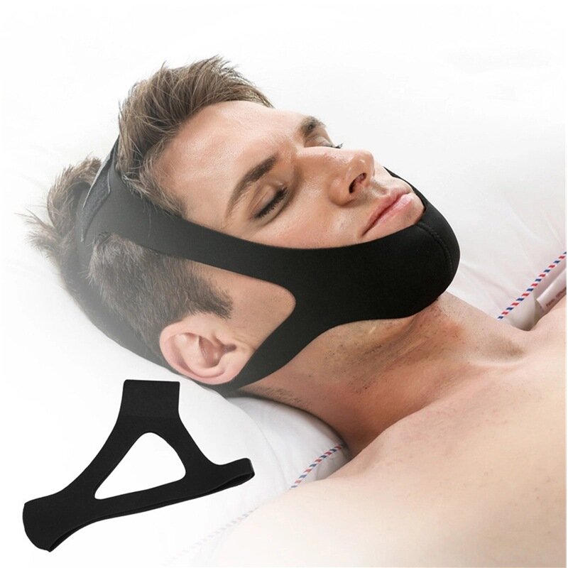 Anti-ronco Triângulo Chin Strap para homens e mulheres, presentes protetor bucal, melhor saúde da respiração ronco, Stop Bandage, Sleep Aid Bandage