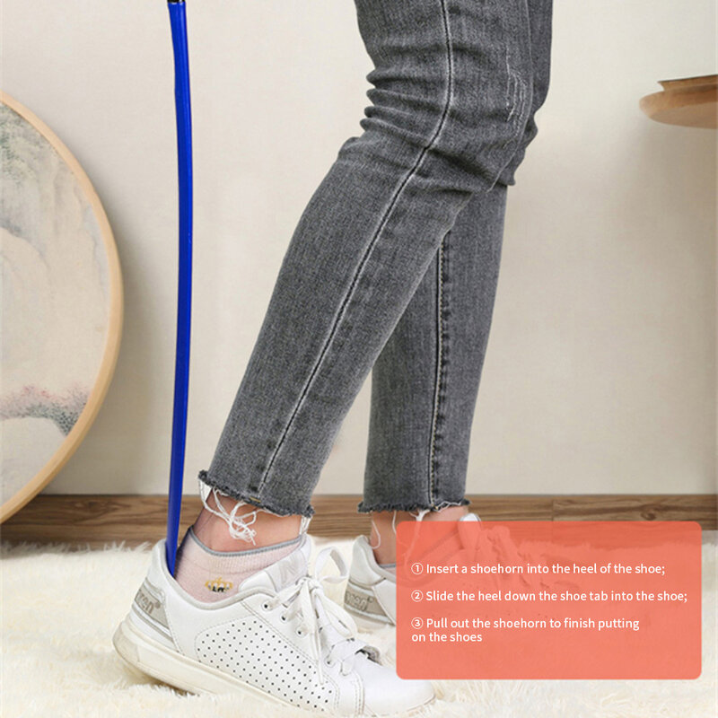 1 шт., профессиональный пластиковый рожок для обуви с длинной ручкой