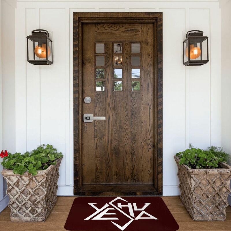 Yeshua Star karpet pintu dekorasi rumah, karpet luar ruangan dapur