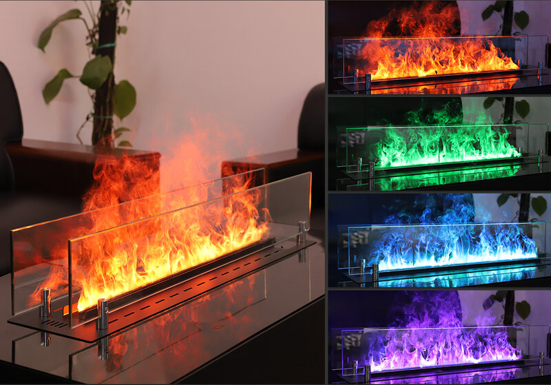 Hot Sale 36 Inches 3d Electric Fireplace Steam Fireplace Insert