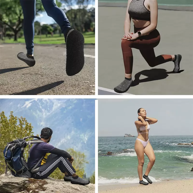 Sepatu Pantai Bertelanjang Kaki Wanita Pria Sepatu Menyelam Berenang Anti-selip Super Lembut Ringan Tanpa Alas Kaki Sepatu Lari Yoga Sepatu Kaus Kaki