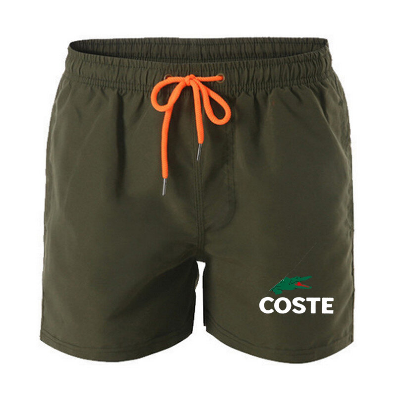 Pantalones cortos de playa para hombre, Shorts de secado rápido a la moda para gimnasio, bañadores de natación, pantalones cortos de surf informales de verano