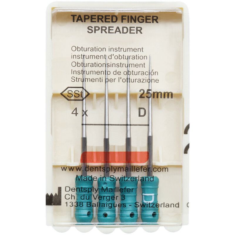 4 buah/pak 21/25/31mm peruncing gigi jari penyebar Endo file saluran akar penggunaan tangan endodontik dokter gigi Lab produk instrumen