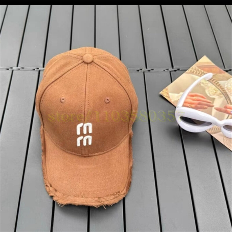 Miunterm-gorra de béisbol para hombre y mujer, gorro de béisbol con letras M bordadas, estilo Retro, de algodón, para deportes al aire libre, 418683