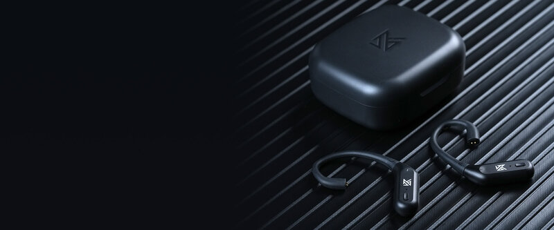 KZ XS10 EarHook nirkabel Bluetooth 5.3 kabel Upgrade dengan QDC Gaming standar Hifi Mode daya penuh dapat bebas beralih
