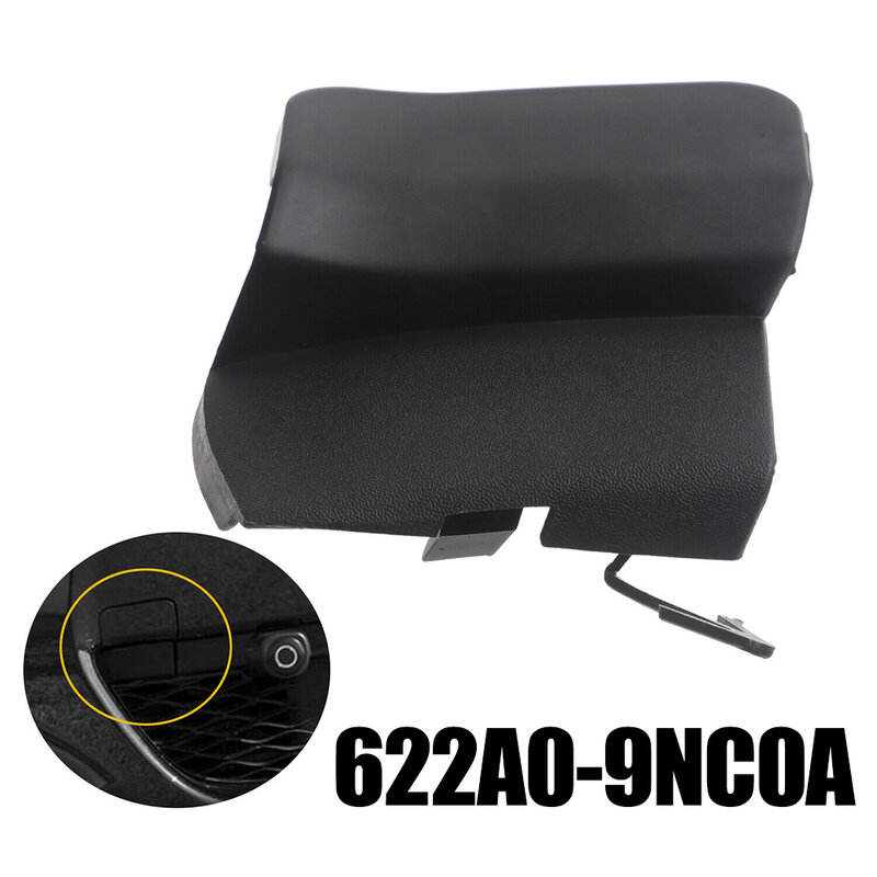 Auto Parts QX Tow Hook Cap Cover 622A0-9NC0A Black Car Accessories Plastic Practical Easily Install Elegant Design