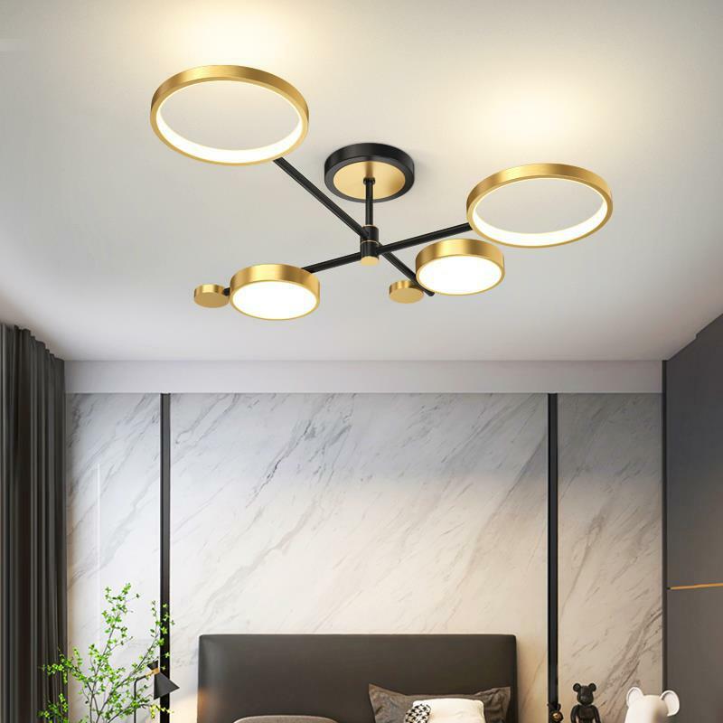 Modern Luxury LED Ceiling Lamp Bedroom Restaurant Living Room Kitchen Remote Control Chandelier Home Decoration Lighting Fixture