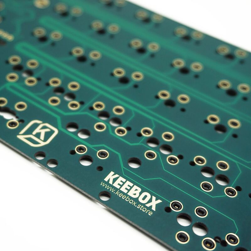 Keebox60 Y R6095 60% diseño PCB R2 intercambio en caliente, soporte de PCB, diseño GH60, material de núcleo negro, PCB de intercambio en caliente