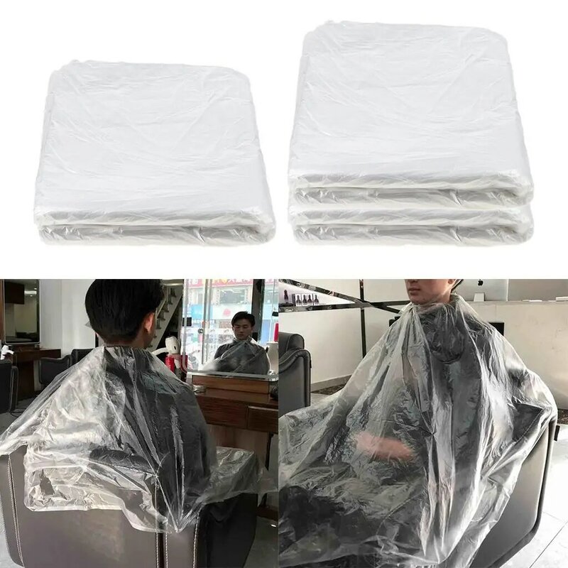 200 Pieces Disposable Hairdressing Cape Perm Hair Coloring Gowns Salon Tool