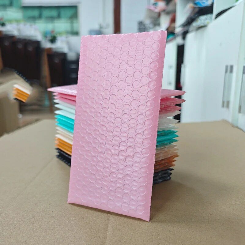 20Pcs Small Bubble Envelope for Mobile Phone Case Packaging 9x18cm Mini Bubble Bags Shockproof Shipping Bag Business Supplies