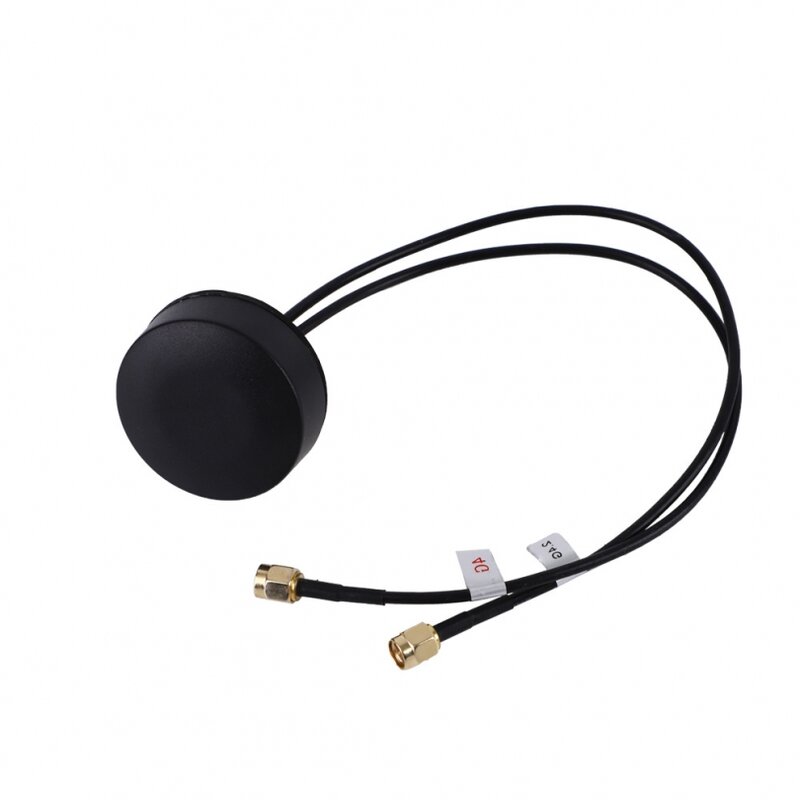 2 In 1 ABS Mobil GPS Posisi Antena Magnetik Mencari Penerima Antena Penguat Sinyal Stereo Audio Amplifier Navigasi Udara