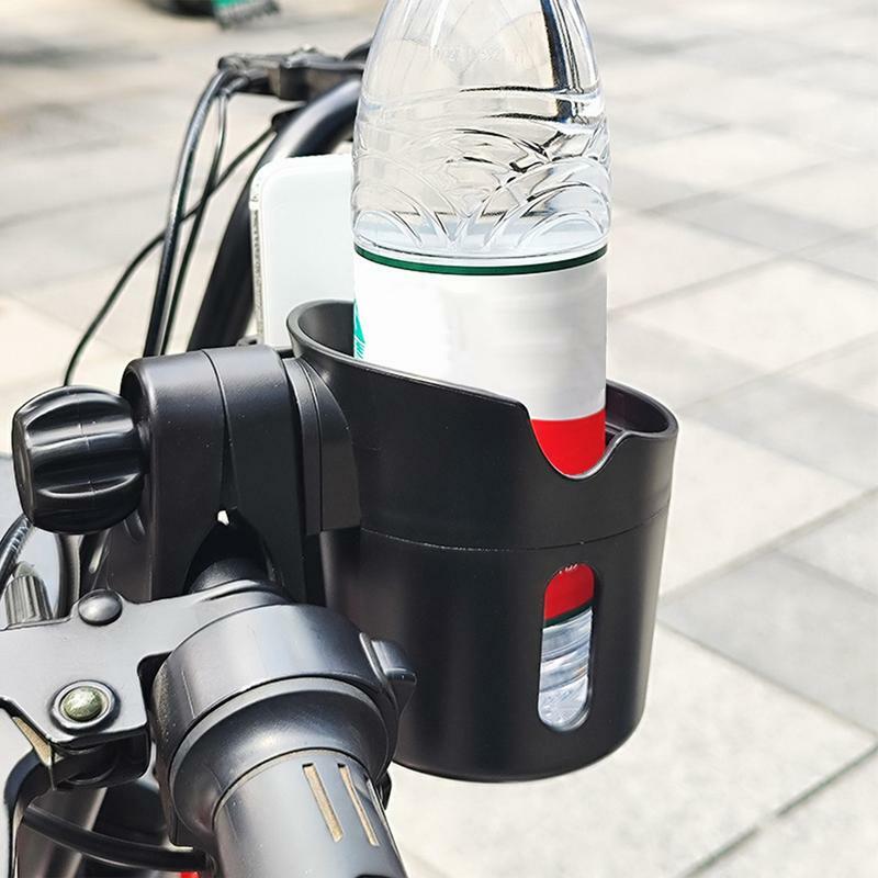 Tempat cangkir sepeda elektrik 2 dalam 1, adaptor kandang botol sepeda dengan tempat ponsel, rak pemegang botol air minum sepeda