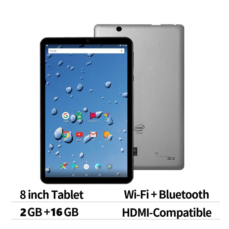 Tablet Baru 8 Inci Quad Core Android 6.0 Google Market WiFi Bluetooth RAM 2GB ROM 16GB Hadiah Favorit Anak-anak Tablet Pc